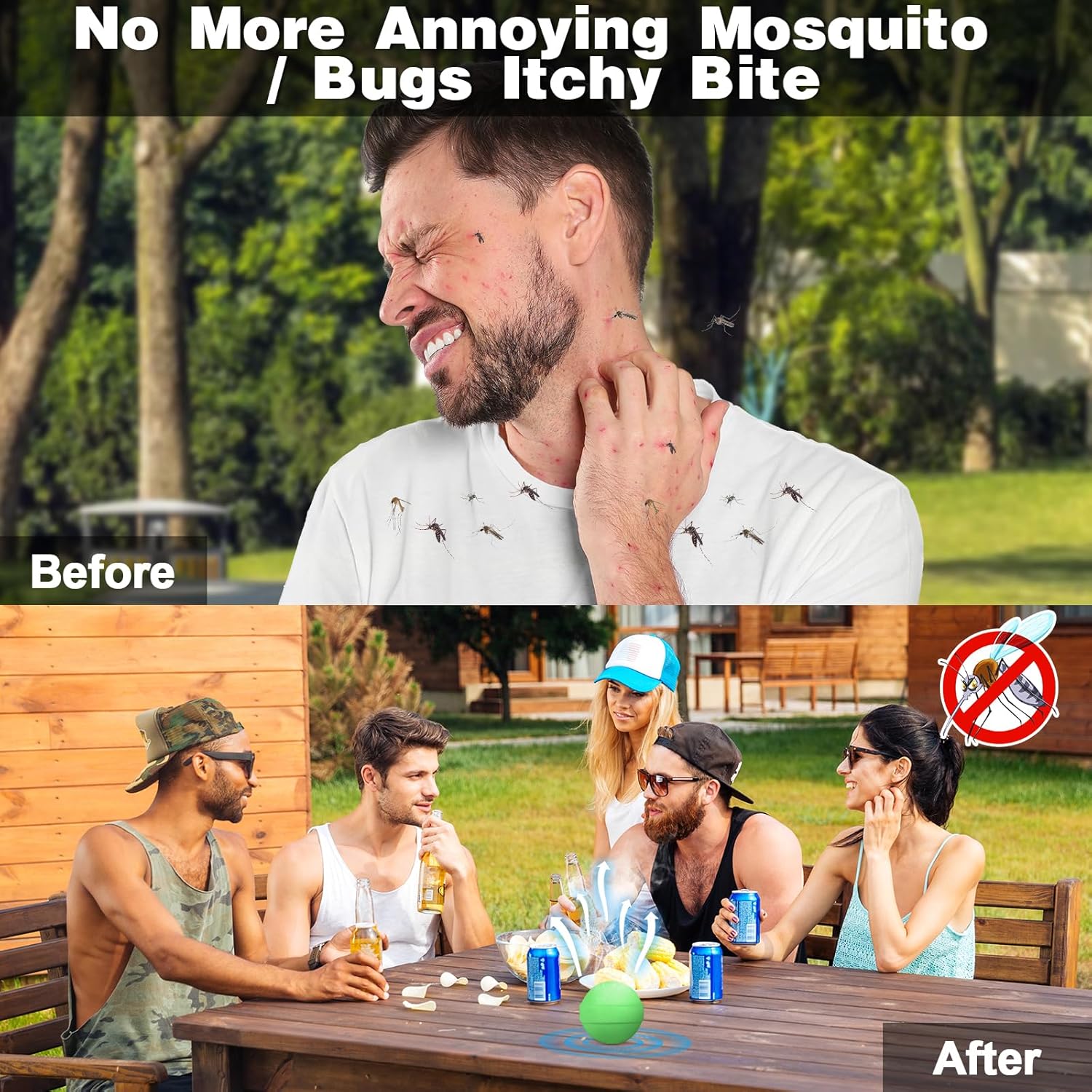 Mosquito Repellent Balls for Outdoor and Indoor Use