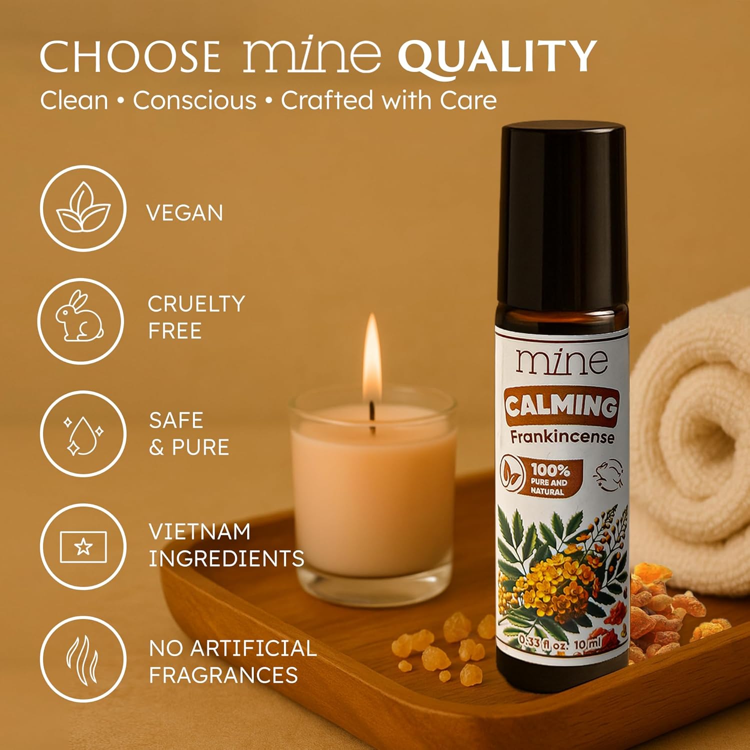 Mine Frankincense Essential Oil Roll On