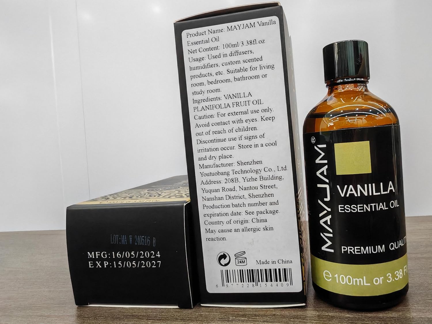 MAYJAM Vanilla Essential Oil 100ML