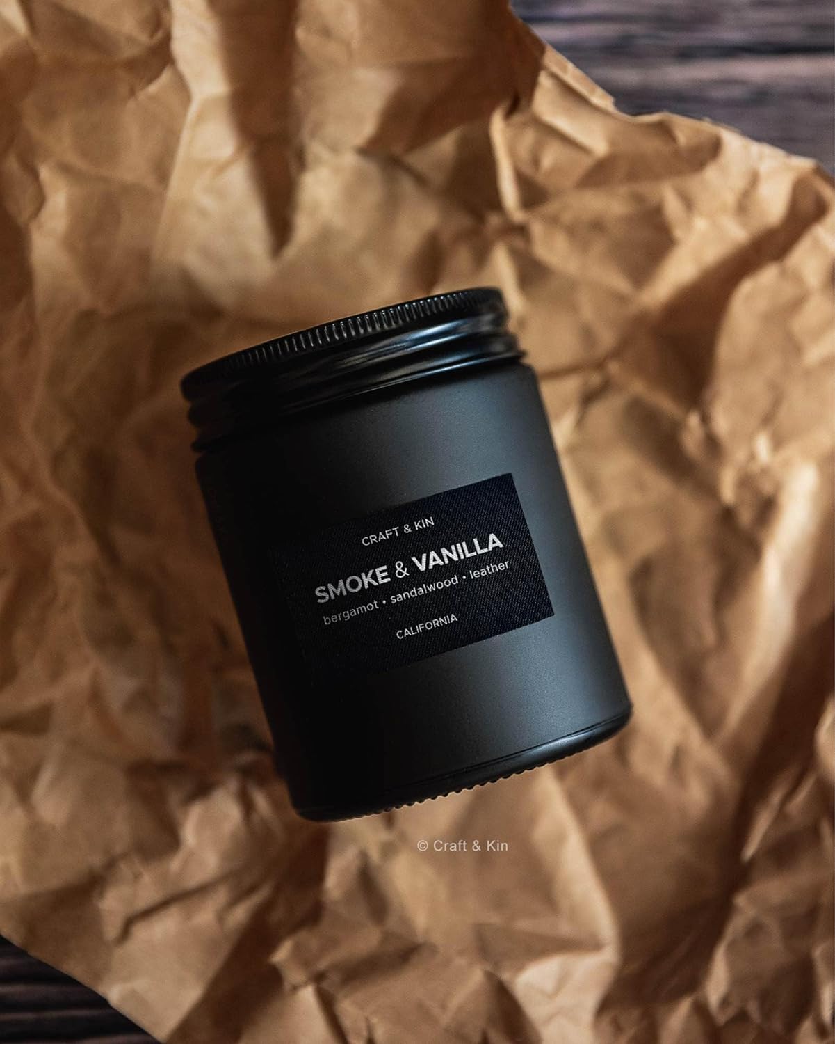 Craft Kin Premium Smoke Vanilla Candle