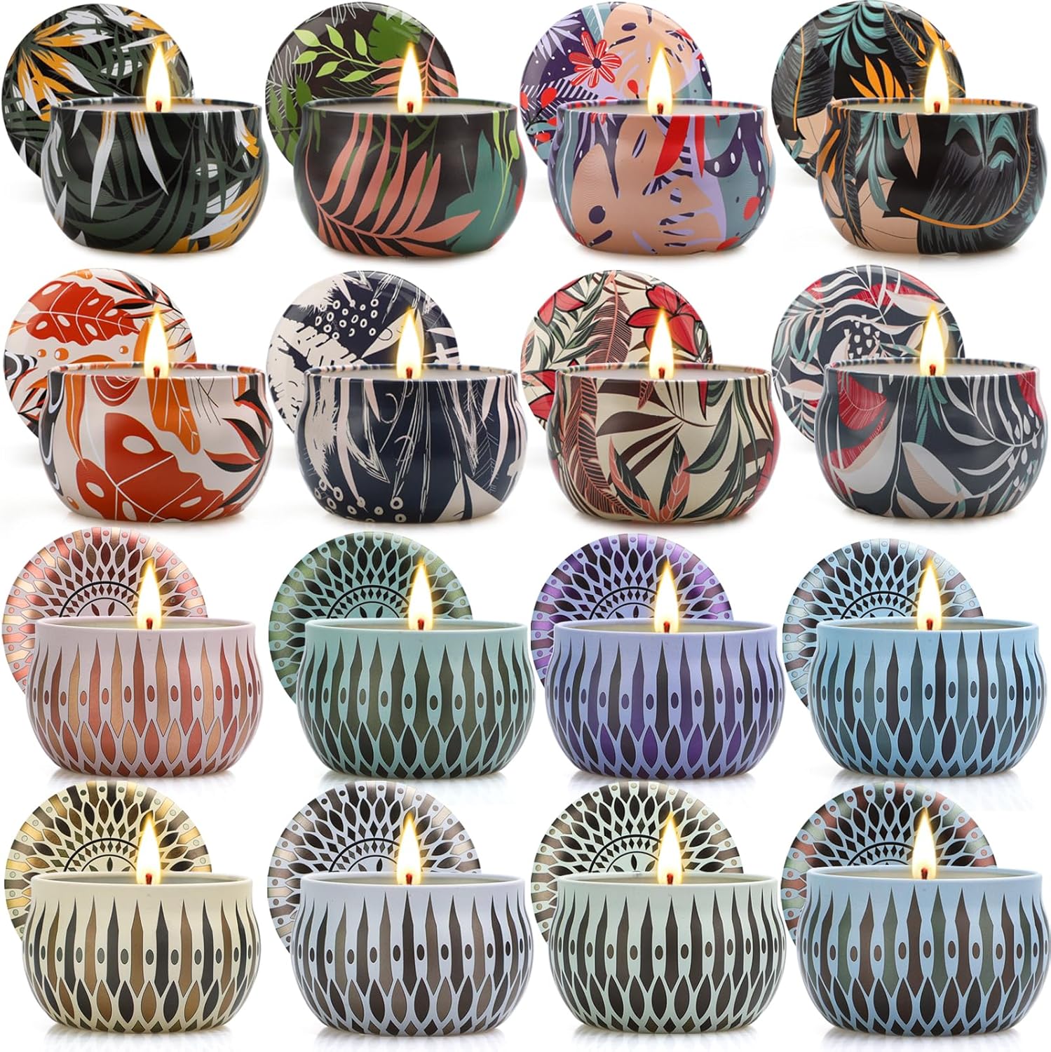 16 Pack Citronella Candles Outdoor