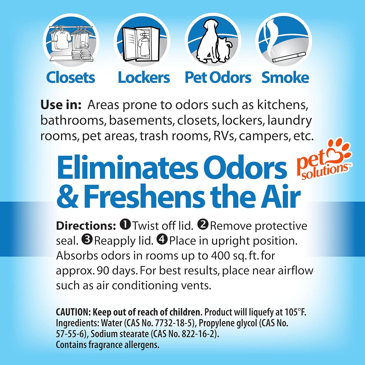 OdoBan Solid Odor Eliminator 6-Pack with Fresh Linen Scent