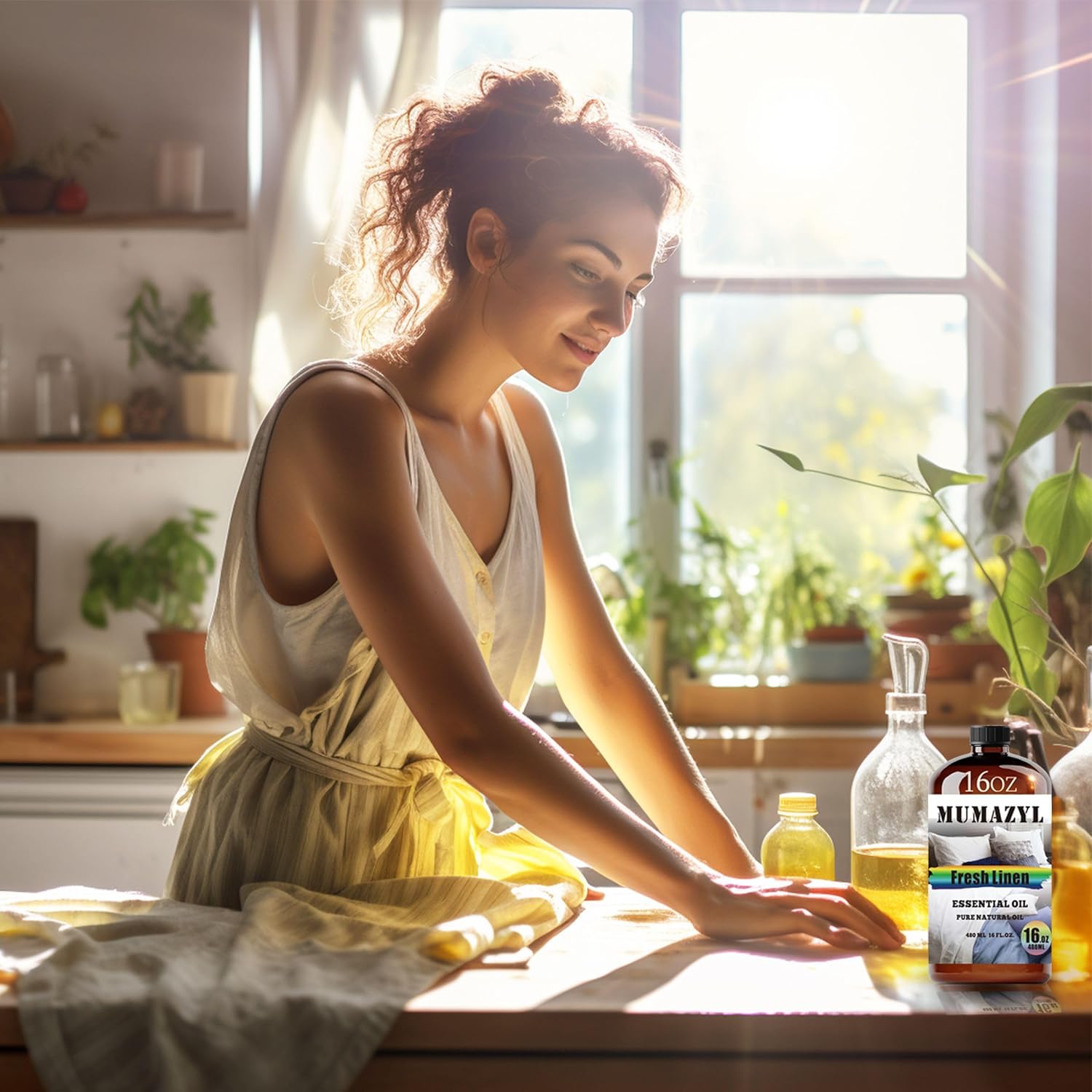 Fresh Linen Essential Oil 16 Fl Oz for Diffuser and Crafting