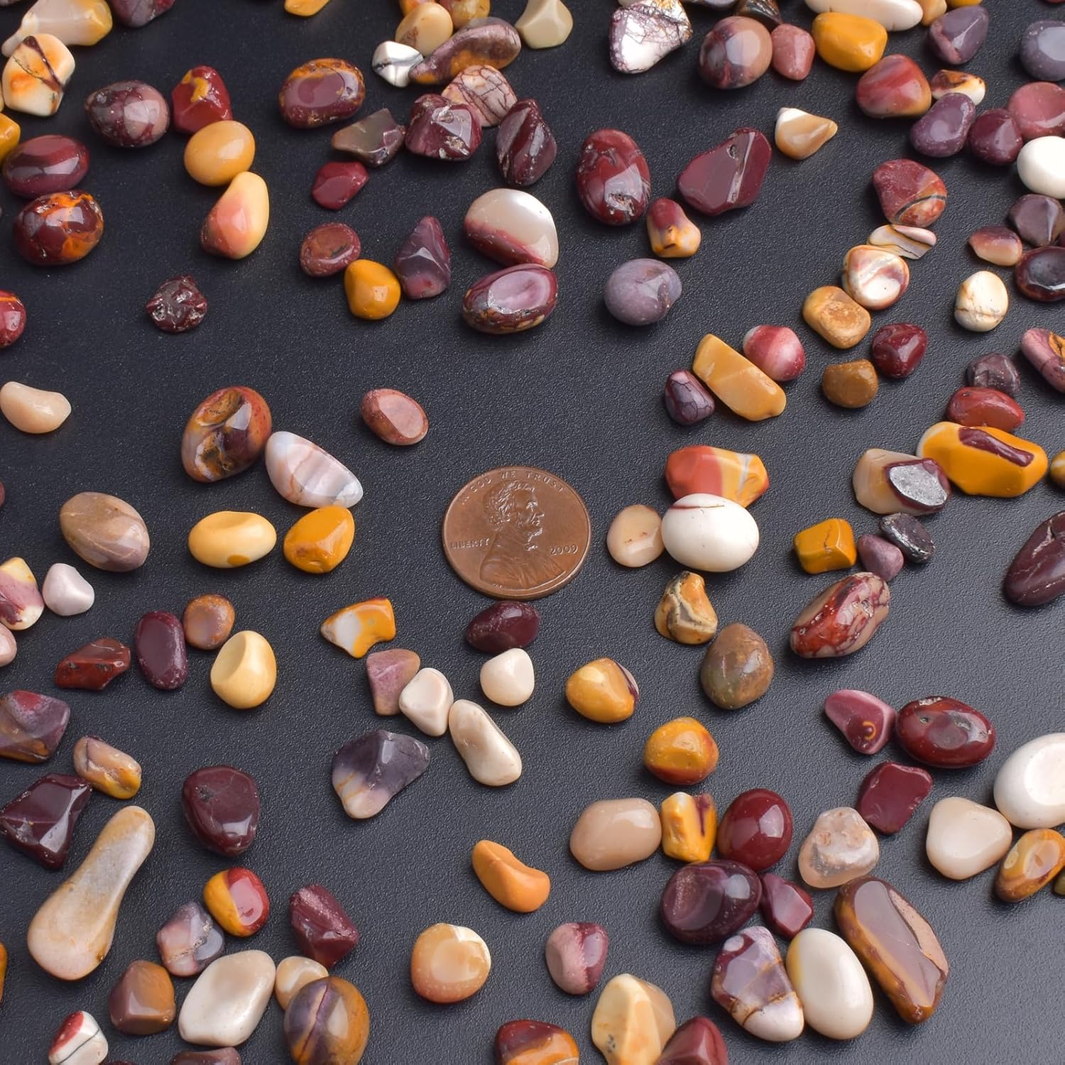 Polished Mookaite Jasper Crystal Chips 200 Pcs
