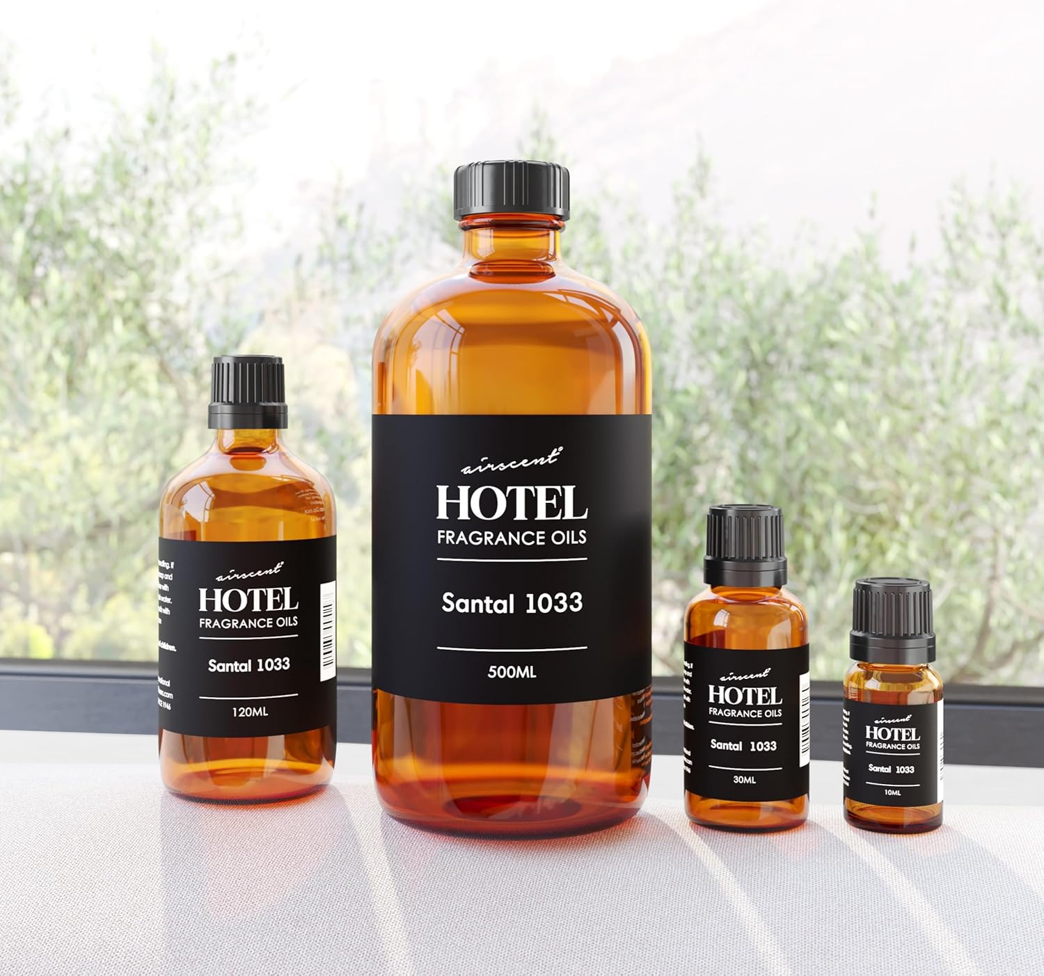 AirScent Santal Diffuser Oil No 1033 - 10 mL Glass Bottle with Dropper