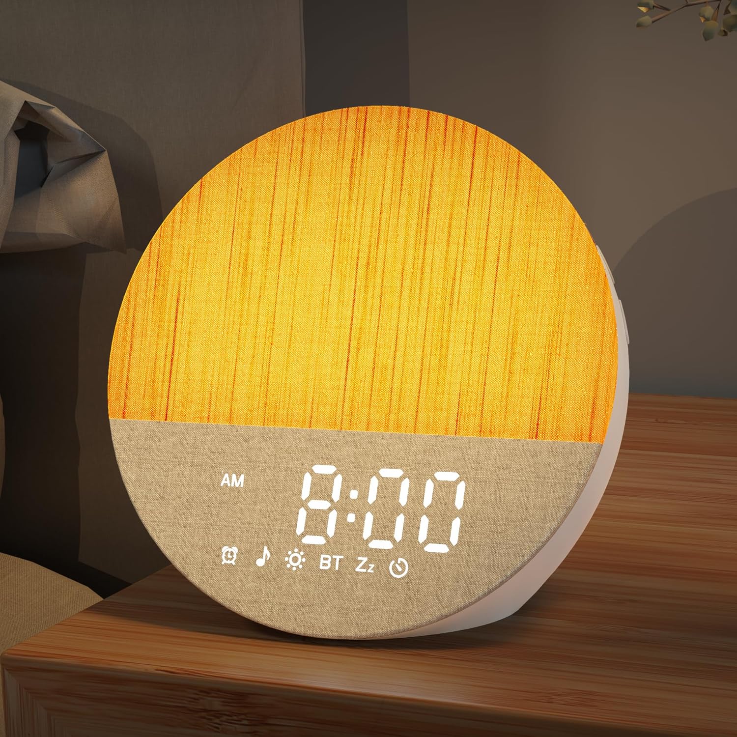 Sunrise Alarm Clock with Sound Machine and Light
