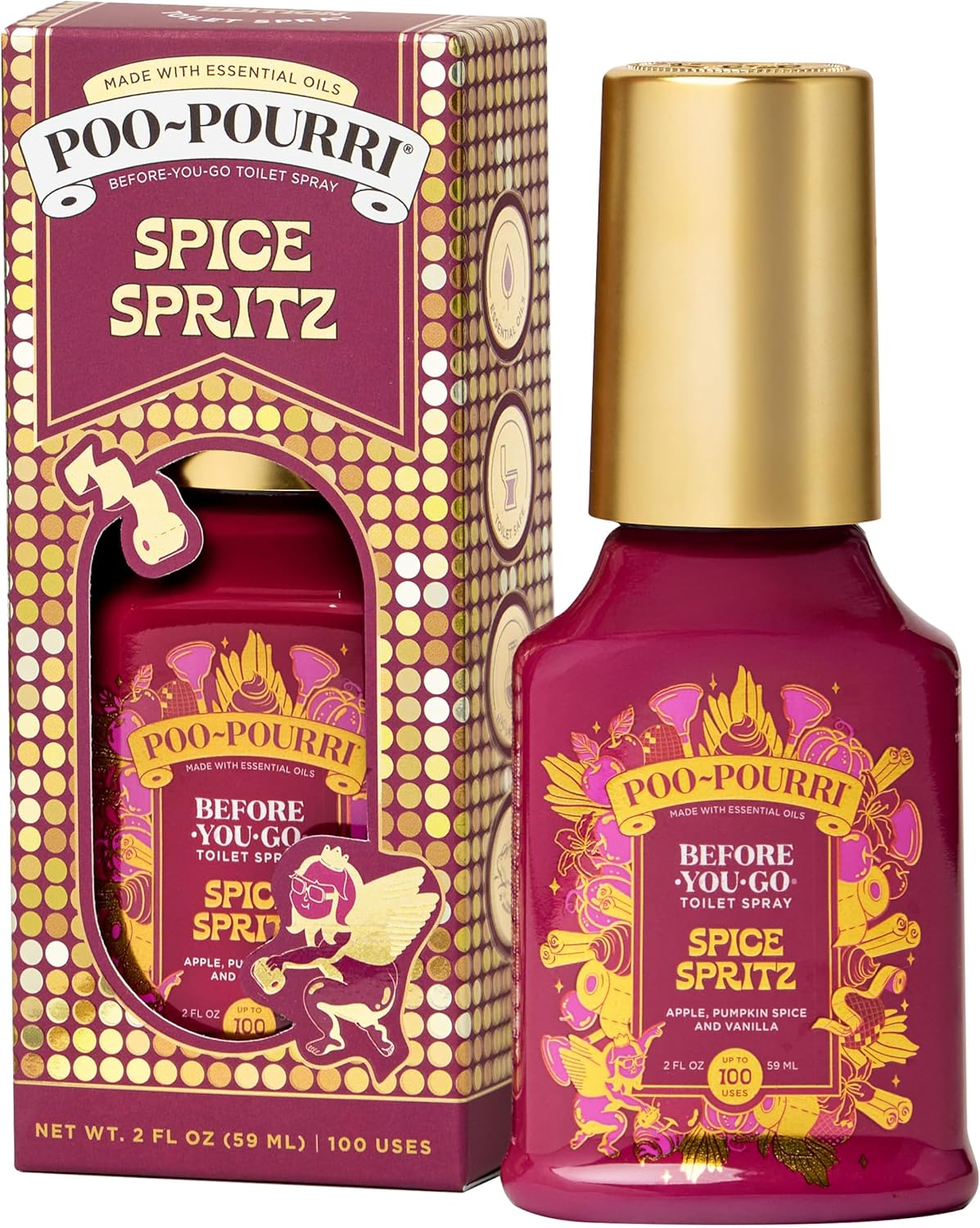 Poo-Pourri Spice Spritz 2oz Toilet Spray